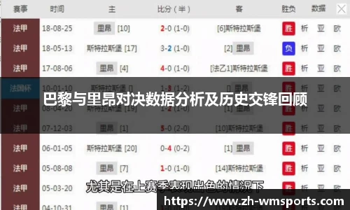 巴黎与里昂对决数据分析及历史交锋回顾